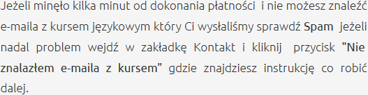 Odbiór Zakupionego Kursu Szkolenia Językowe Rydułtowy